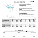 Vestido Feminino Curto Lovito – Manga Curta e Estampa Floral