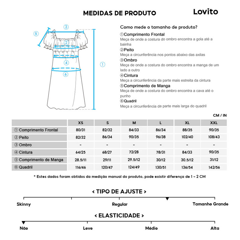 Vestido Feminino Curto Lovito – Manga Curta e Estampa Floral