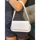 ✨ Bolsa Baguete Helena Feminina em Couro Ecológico ✨