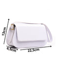 ✨ Bolsa Baguete Helena Feminina em Couro Ecológico ✨