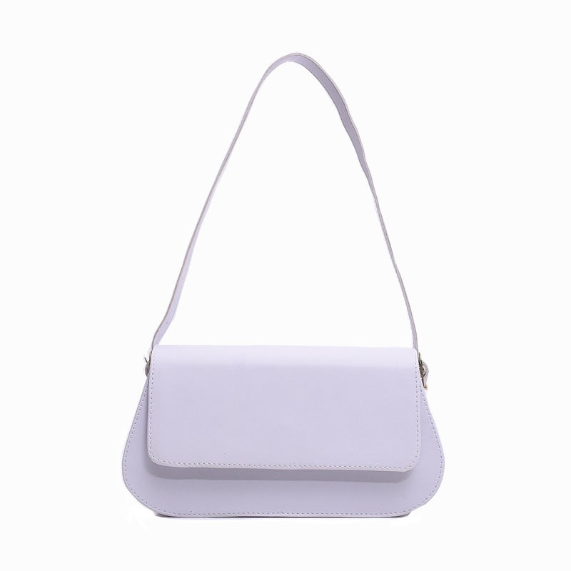 ✨ Bolsa Baguete Helena Feminina em Couro Ecológico ✨