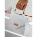 Bolsa Feminina Estruturada com Alça Dourada – Exclusive Bags