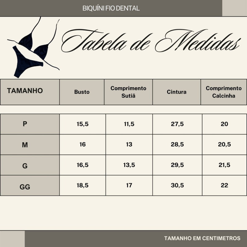 👙 Biquíni Asa Delta Fio Dental