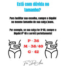 Biquíni Meia Taça Tomara que Caia Cós Alto 👙