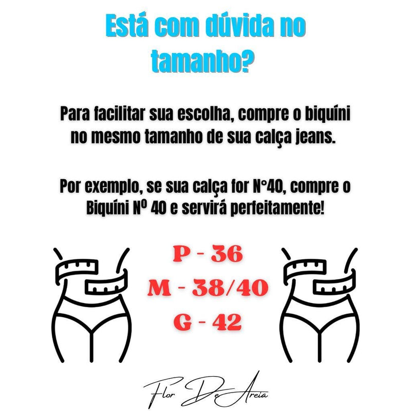 Biquíni Meia Taça Tomara que Caia Cós Alto 👙