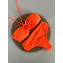 Biquíni Meia Taça Tomara que Caia Cós Alto 👙