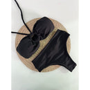 Biquíni Meia Taça Tomara que Caia Cós Alto 👙