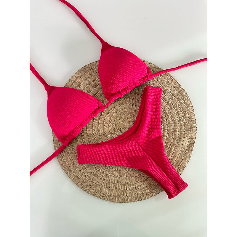 Biquíni Feminino Cortininha com Calcinha Fio Duplo 👙