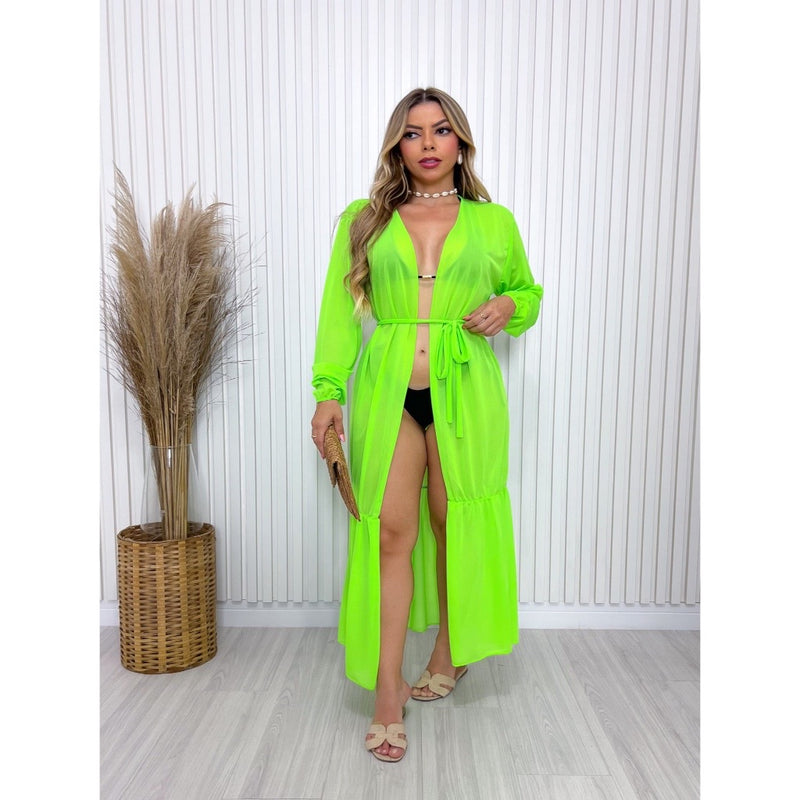 Saída de Praia Longa Kimono ✨