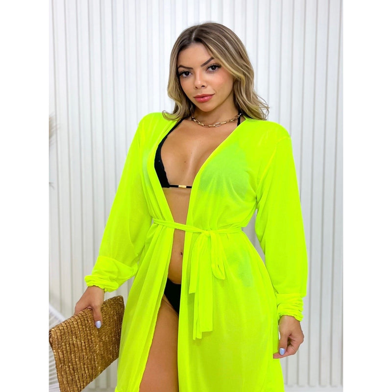 Saída de Praia Longa Kimono ✨