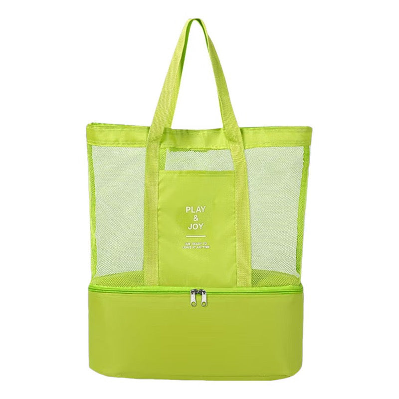 Bolsa de praia com compartimento térmico 🏖️