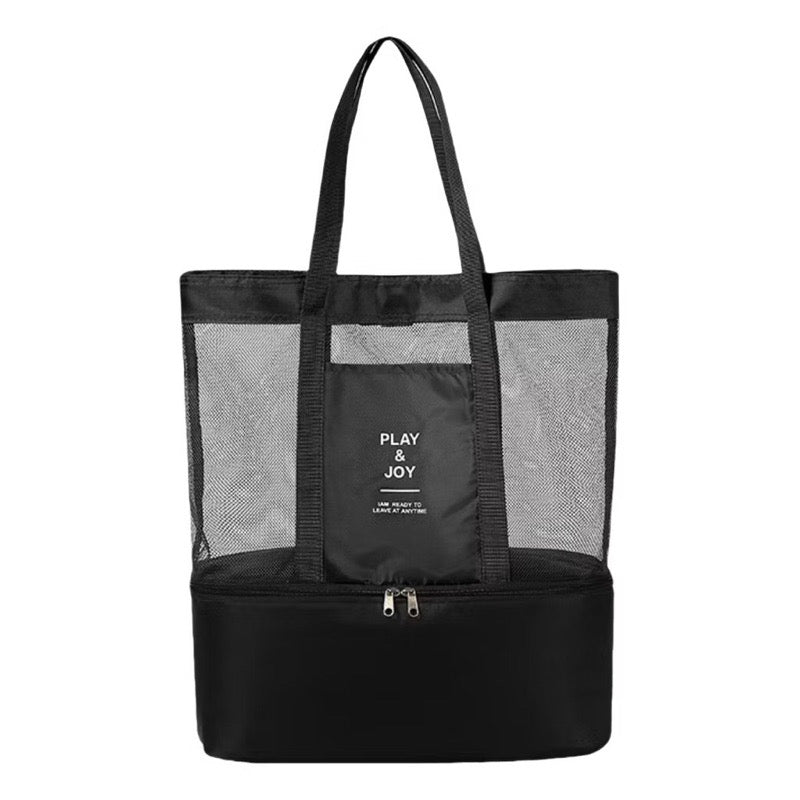 Bolsa de praia com compartimento térmico 🏖️