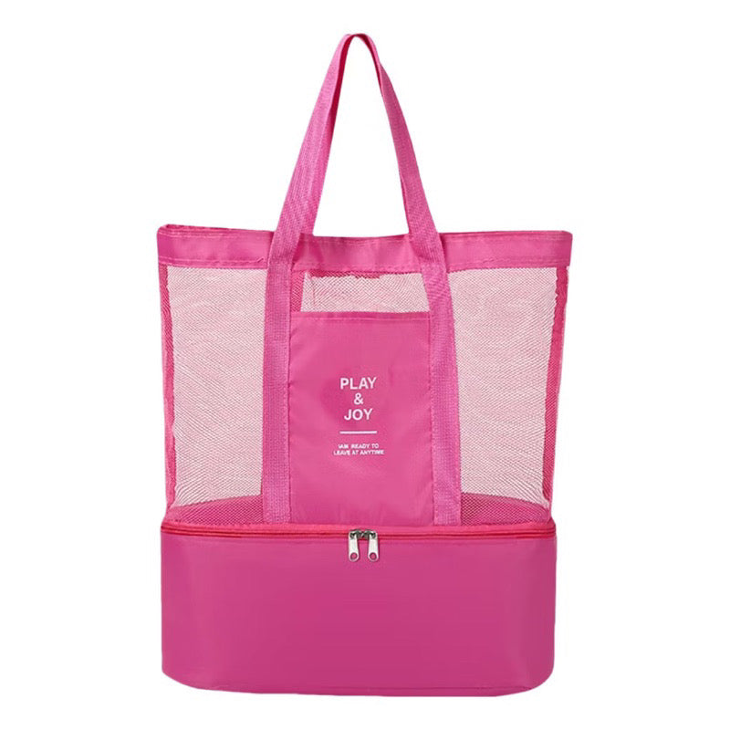 Bolsa de praia com compartimento térmico 🏖️