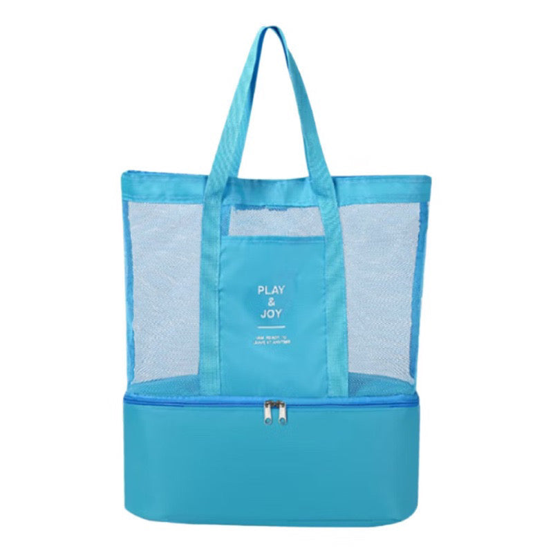 Bolsa de praia com compartimento térmico 🏖️