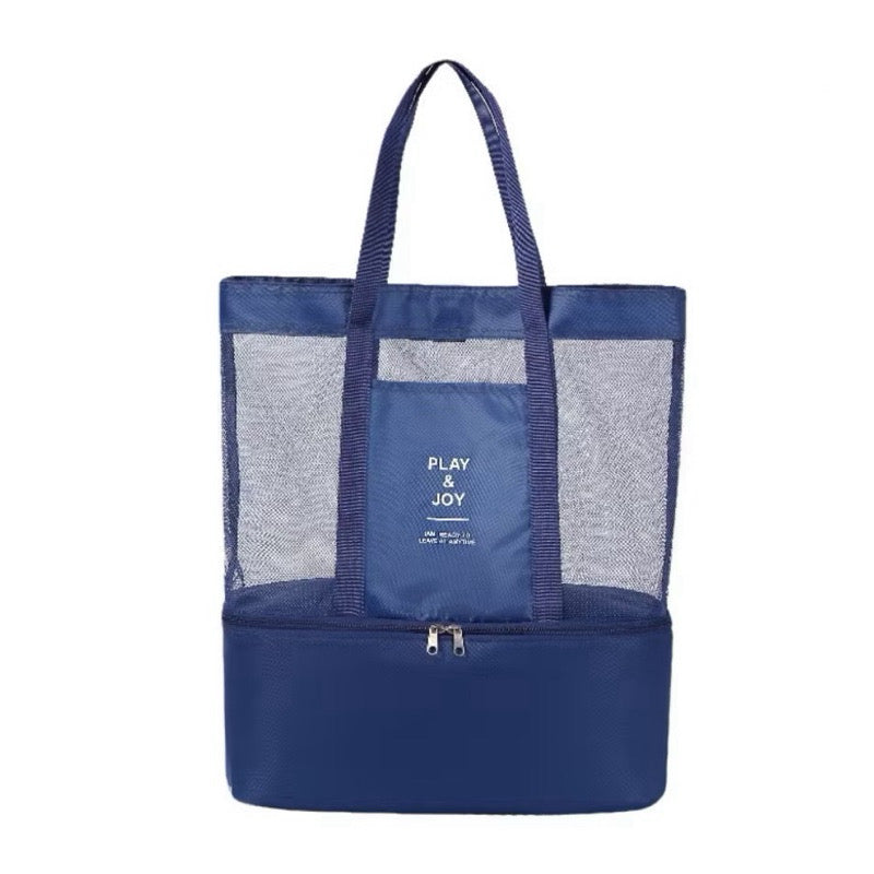 Bolsa de praia com compartimento térmico 🏖️