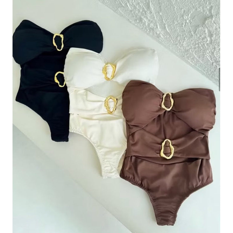 👙✨ Body / Maiô Feminino Tomara que Caia com Fivela Argola ✨👙