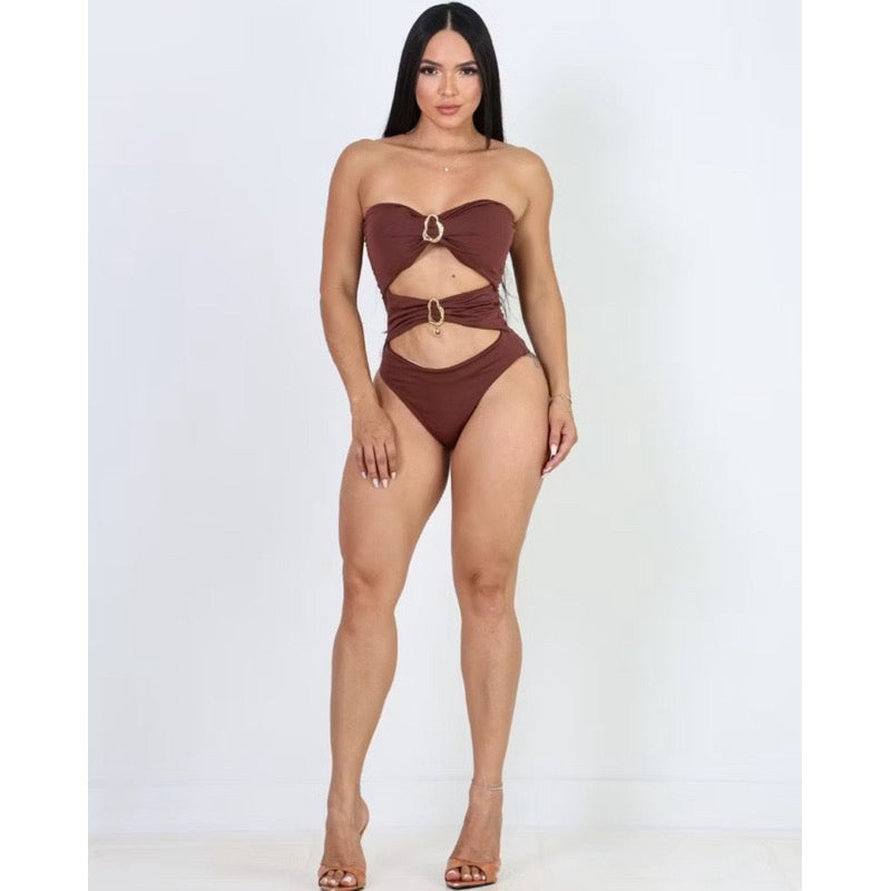 👙✨ Body / Maiô Feminino Tomara que Caia com Fivela Argola ✨👙