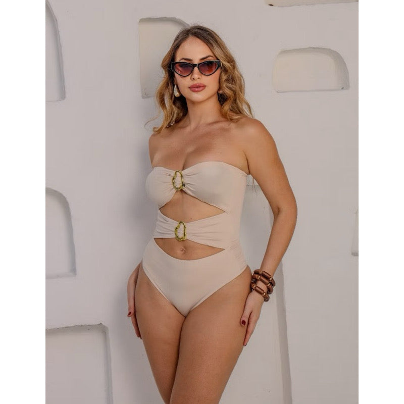👙✨ Body / Maiô Feminino Tomara que Caia com Fivela Argola ✨👙