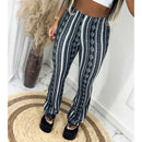 🌸✨ Calça Flare Estampada – Estilo e Conforto em Cada Passo! ✨🌸