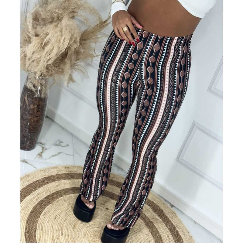 🌸✨ Calça Flare Estampada – Estilo e Conforto em Cada Passo! ✨🌸
