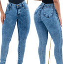 👖 Calça Jeans Feminina com Elastano Skinny Cintura Alta ✨