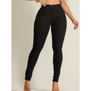 👖 Calça Jeans Feminina com Elastano Skinny Cintura Alta ✨