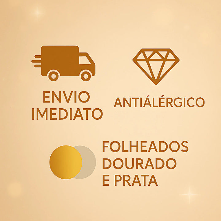 Choker e pulseira em Design V 💎