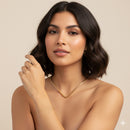 Choker e pulseira em Design V 💎