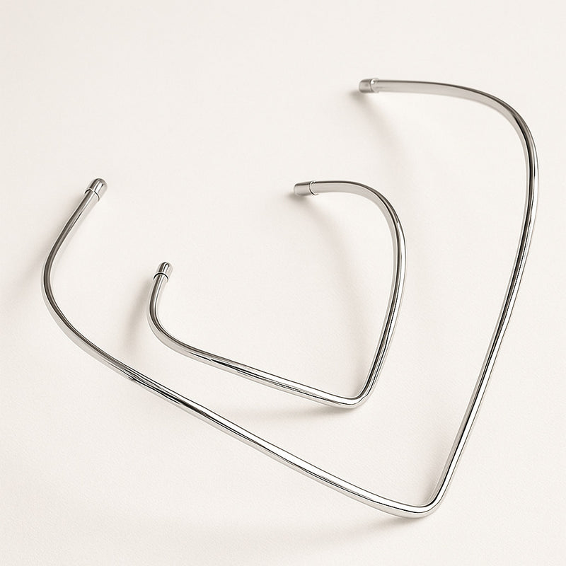 Choker e pulseira em Design V 💎