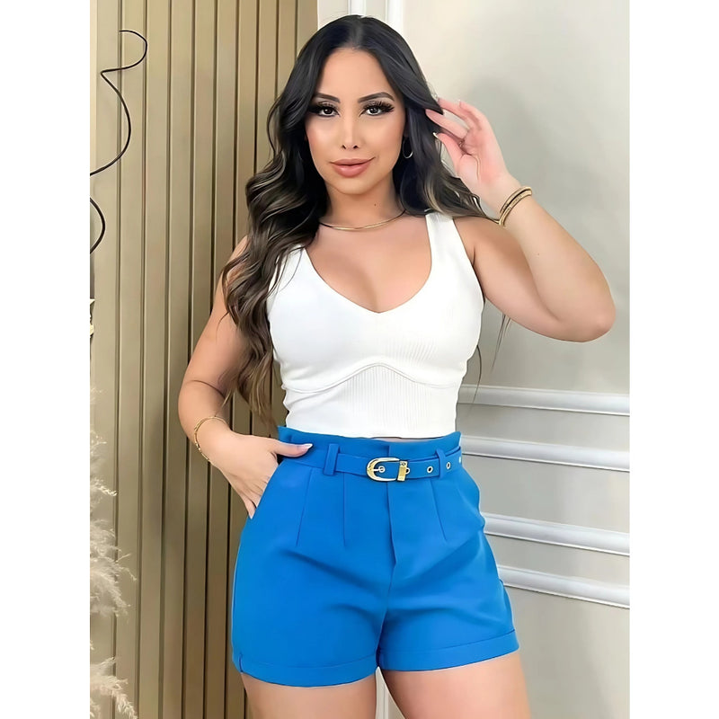 ✨ Short Alfaiataria com Cinto ✨