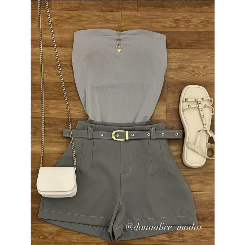 ✨ Short Alfaiataria com Cinto ✨