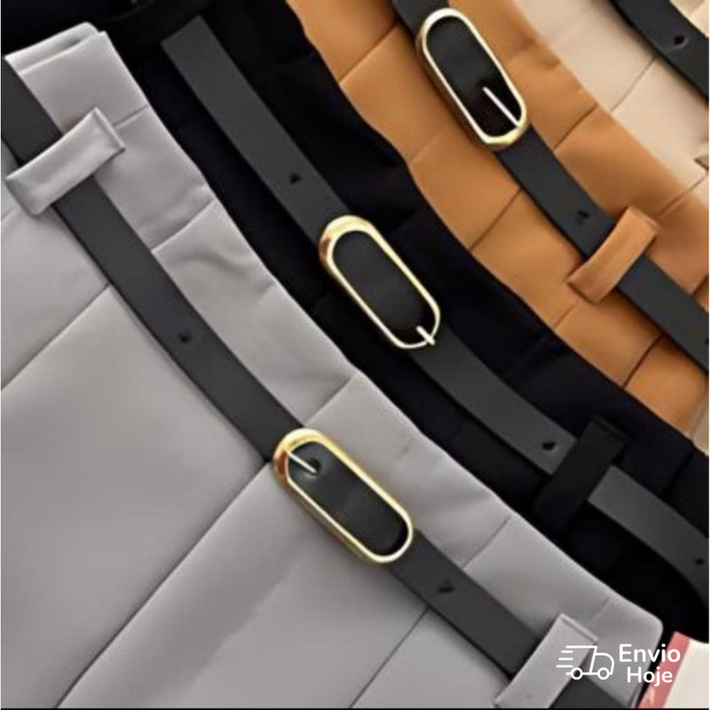 ✨ Calça Alfaiataria com Cinto — ✨