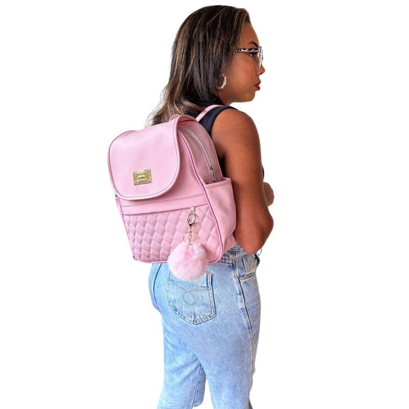 👜 Bolsa Mochila Feminina de Courino