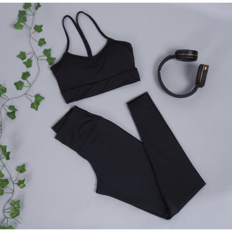 🔥 Conjunto Fitness Top + Legging Nadadora 🔥