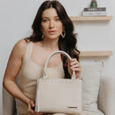 Bolsa Feminina Média Transversal Tiracolo Fechamento Ziper