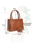 Bolsa Feminina Média Transversal Tiracolo Fechamento Ziper