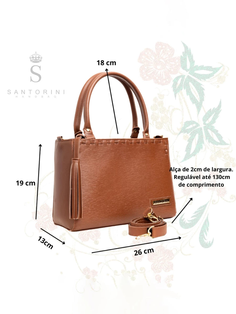 Bolsa Feminina Média Transversal Tiracolo Fechamento Ziper