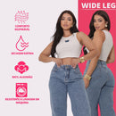 Calça Jeans Feminina Wide Leg Cintura Alta Stillger Jeans