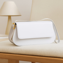 ✨ Bolsa Baguete Helena Feminina em Couro Ecológico ✨