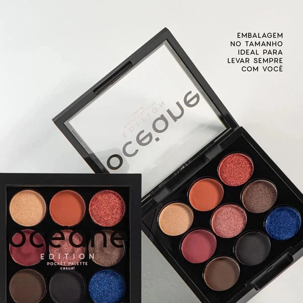 Paleta de Sombras Oceane Edition – Pocket Palette 9 Cores